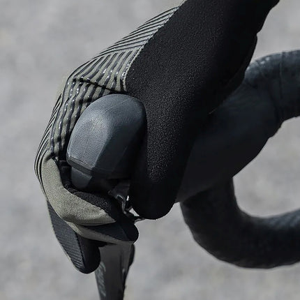 ROCKBROS Shock-absorbing cycling gloves, size L - green and black – image 19