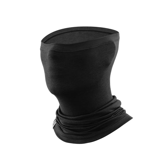 ROCKBROS Thermal sports scarf made of wool and Tencel fiber, universal size - black