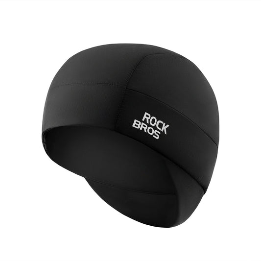 ROCKBROS Double-sided winter cycling hat, size 54-61 cm - black