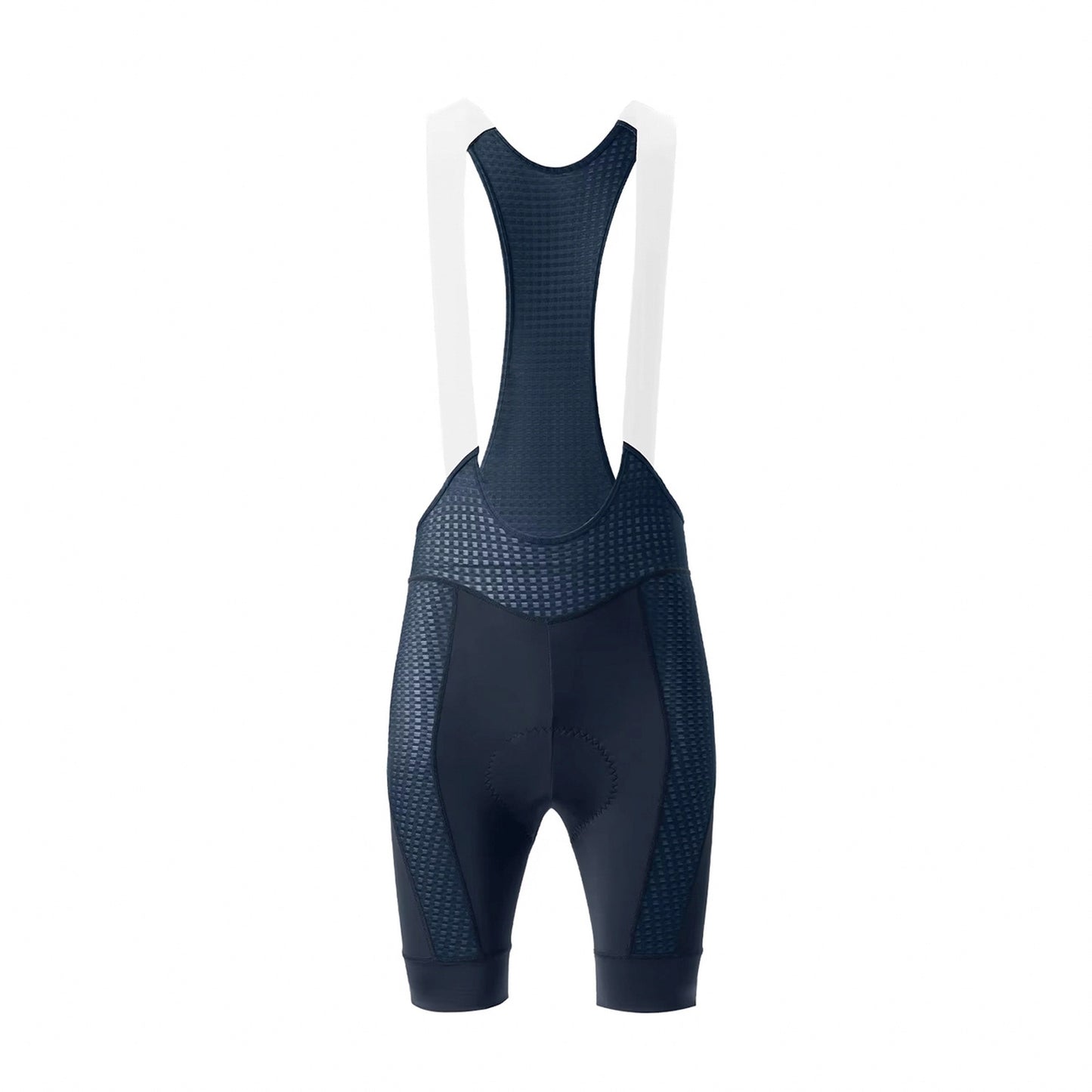 ROCKBROS Men's short cycling shorts with suspenders and insert, Size L - dark blue – image 2
