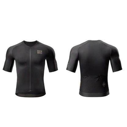 ROCKBROS Diamond short-sleeved cycling jersey, size L - black – image 2
