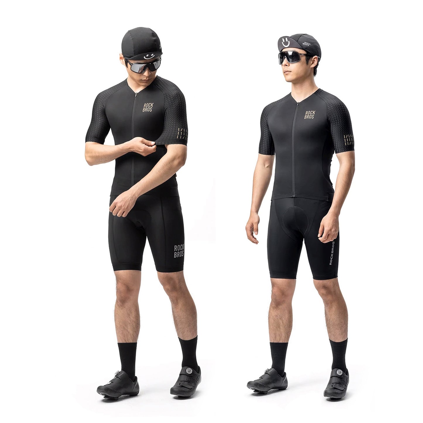 ROCKBROS Diamond short-sleeved cycling jersey, size L - black – image 8