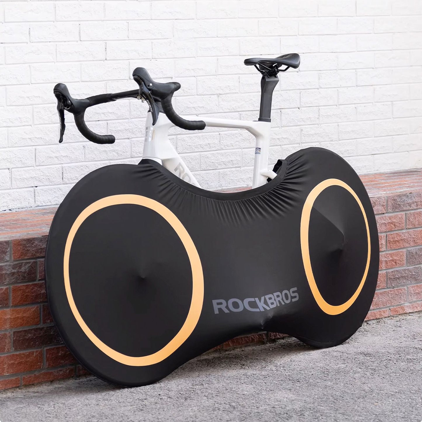 ROCKBROS Elastic cover for bicycles 26-29 inches 71×152 cm - black – image 4
