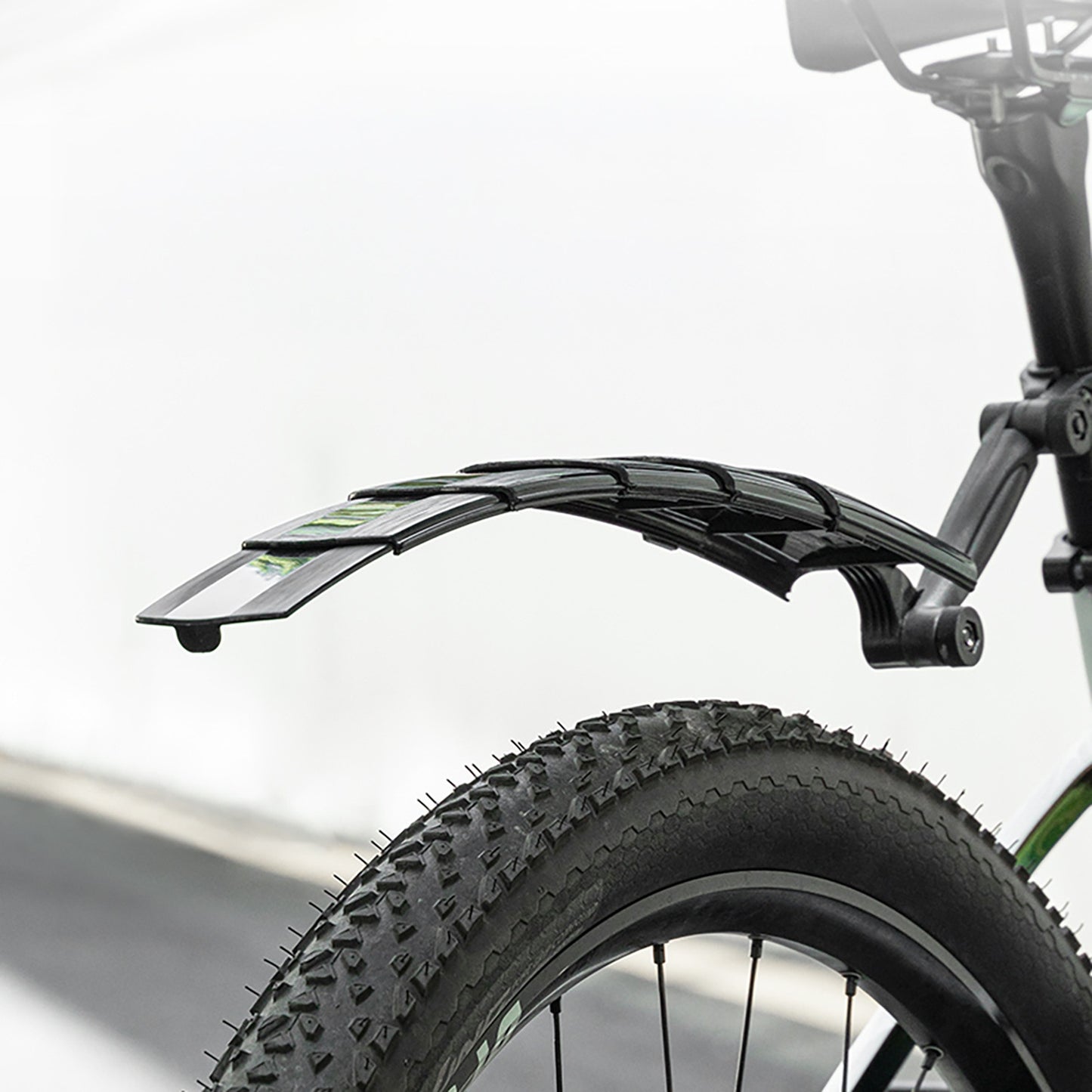 ROCKBROS Set of foldable, telescopic bicycle fenders - black – image 6