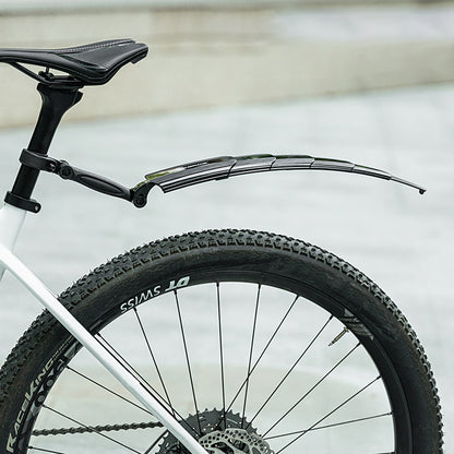 ROCKBROS Set of foldable, telescopic bicycle fenders - black – image 7