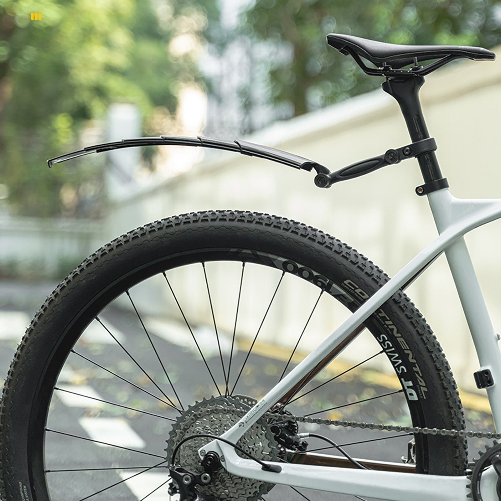 ROCKBROS Set of foldable, telescopic bicycle fenders - black – image 9