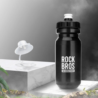 ROCKBROS Bicycle bottle for water drinks 600 ml - black – image 3