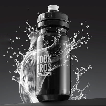 ROCKBROS Bicycle bottle for water drinks 600 ml - black – image 5