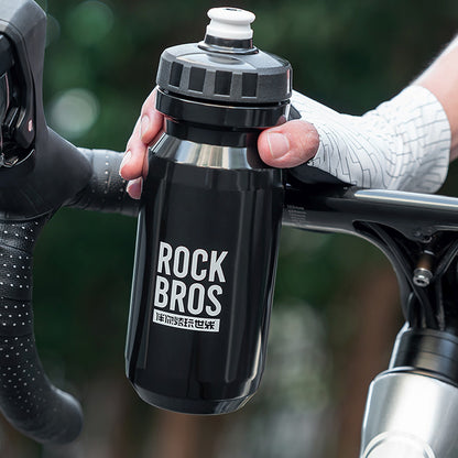 ROCKBROS Bicycle bottle for water drinks 600 ml - black – image 7