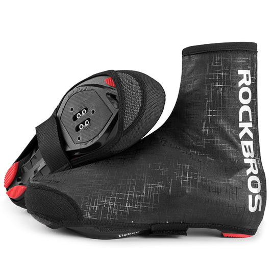 ROCKBROS Windproof, waterproof shoe covers 42-46 cm - black