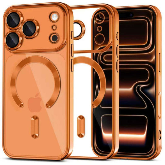 Tech-Protect Case cover for iPhone 17 Pro Max MagFlex MagSafe - transparent orange