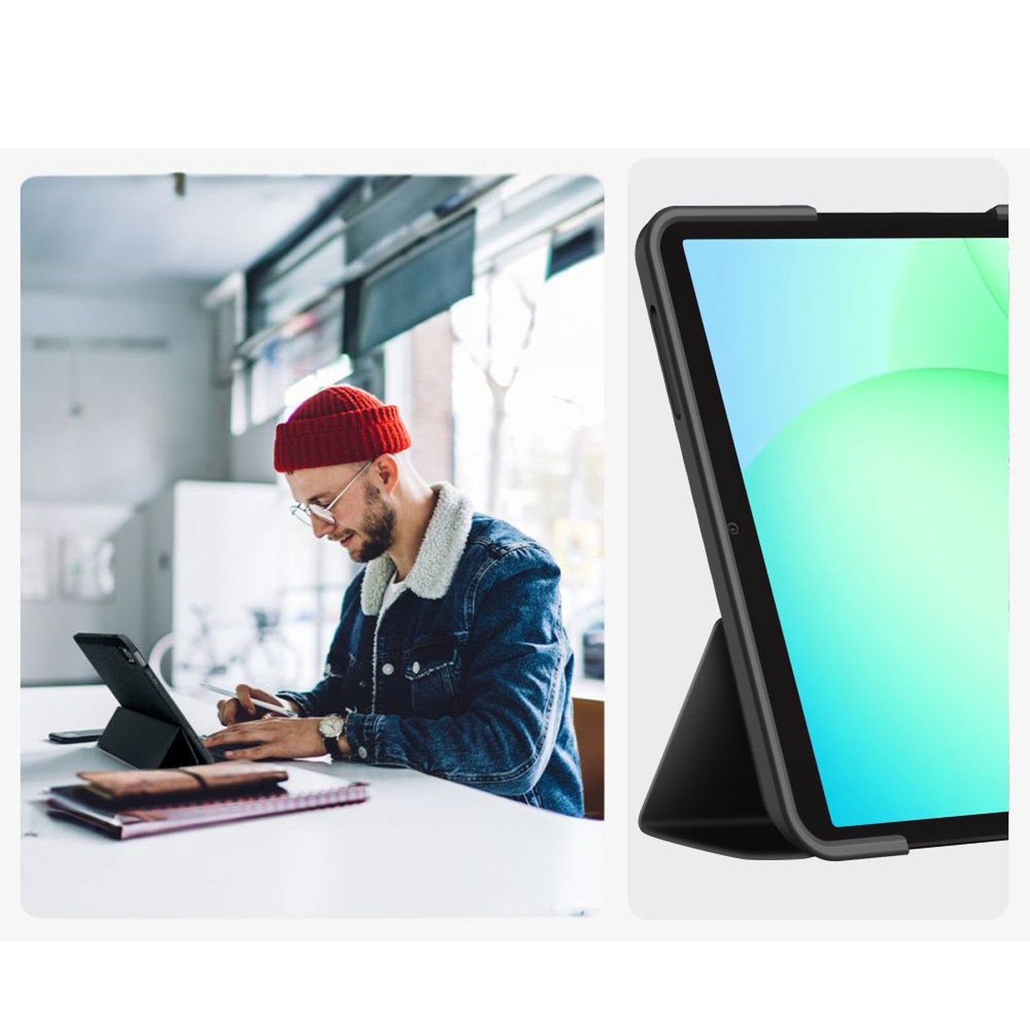 Tech-Protect Case cover for Samsung Galaxy Tab A9 / A11 8.7 X110 / X115 / X133 / X135 SmartCase - black – image 7