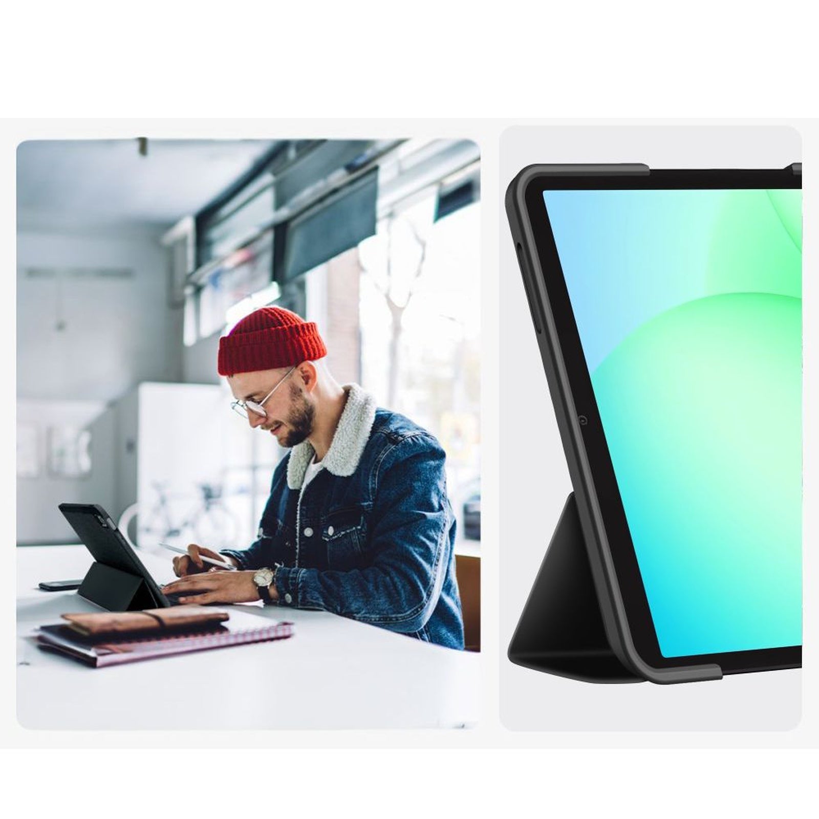 Tech-Protect Case cover for Samsung Galaxy Tab A9 / A11 8.7 X110 / X115 / X133 / X135 SmartCase - black – image 7