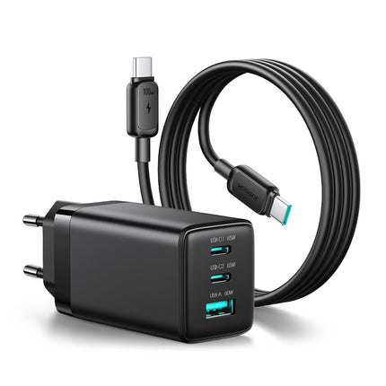 DUDAO GaN wall charger with USB-C cable 1m 65W - black – image 21