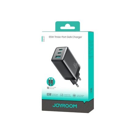 DUDAO GaN wall charger with USB-C cable 1m 65W - black – image 23