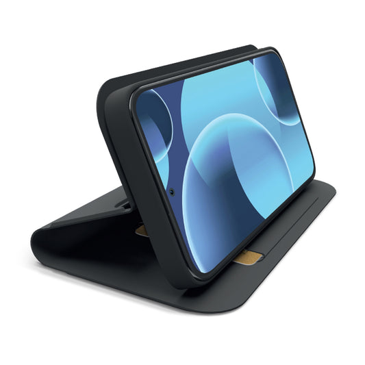 SBS Case with flap for Xiaomi 17 Pro Wallet Smooth - black