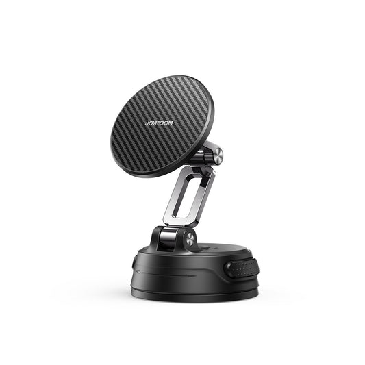 JOYROOM Magnetic car holder with suction cup for windshield, dashboard - black