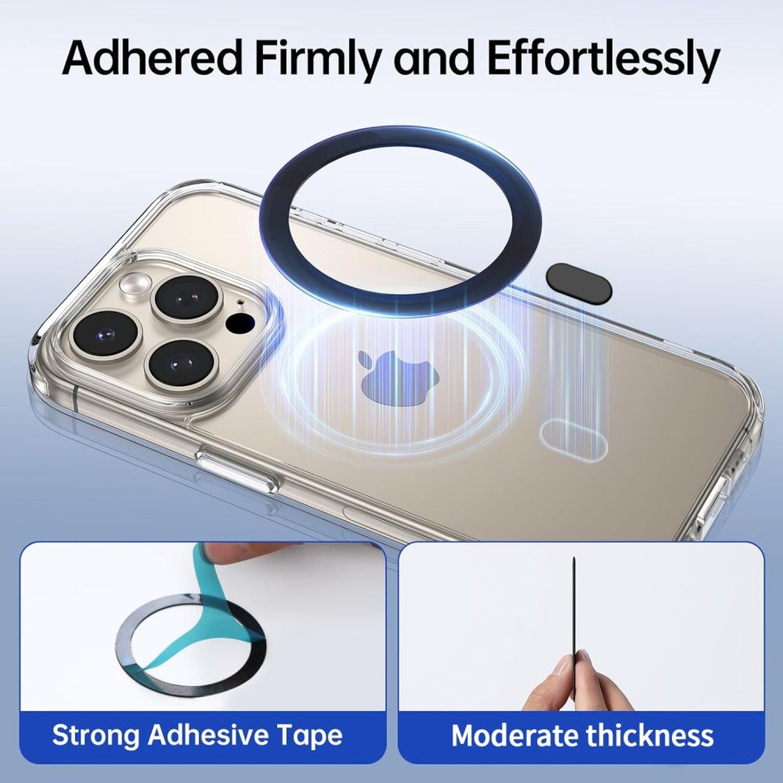 Tech-Protect Universal MagSafe magnetic ring for a smartphone - black – image 5