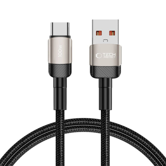 Tech-Protect USB-C - USB-A UltraBoost Evo cable 100W 5A 1m - titanium