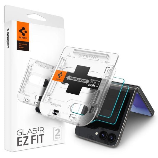 SPIGEN Tempered glass for Samsung Galaxy Z Flip 6 Glas.tR EZ Fit - 2 pcs.