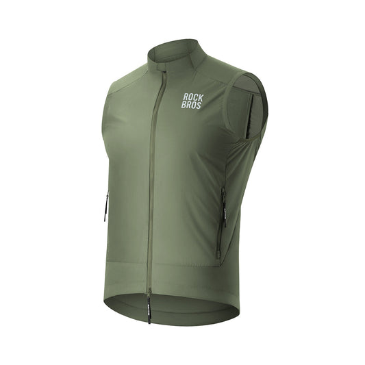 ROCKBROS Spring/autumn windproof vest, size M - green