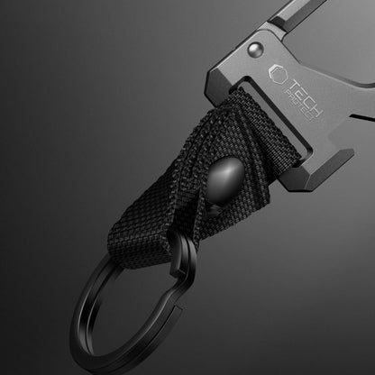 Tech-Protect Keychain with carabiner and bottle opener - black and gray – image 5