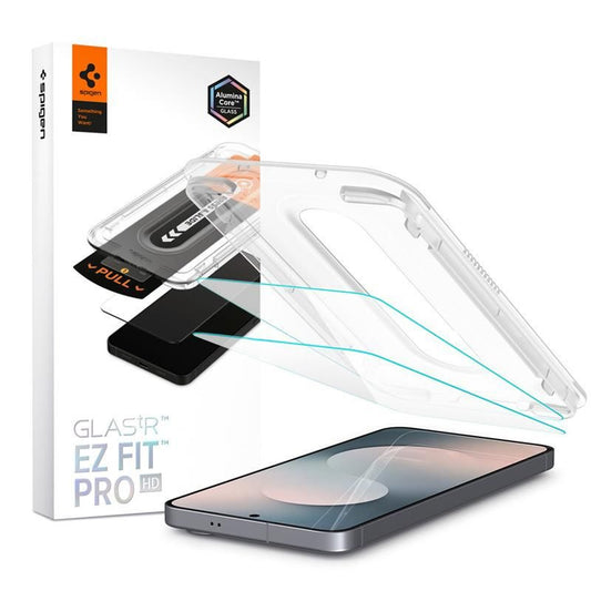 SPIGEN Tempered glass for Samsung Galaxy S25 FE Glas.tR EZ Fit Pro - 2 pcs.