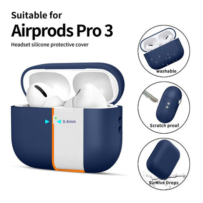 Tech-Protect Silicone case for AirPods Pro 3 - navy blue – image 4