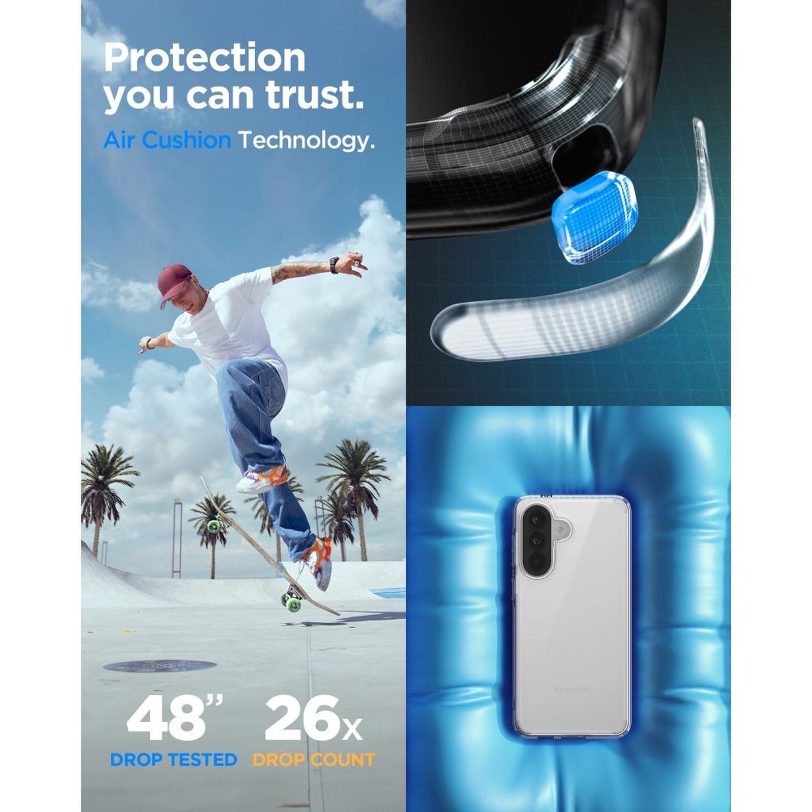 SPIGEN Etui pokrowiec na Samsung Galaxy A57 5G Ultra Hybrid - przezroczysty – image 10