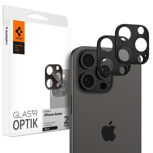 SPIGEN Camera cover for iPhone 14 Pro / Pro Max / 15 Pro / Pro Max / 16 Pro / Pro Max black - 2 pcs.