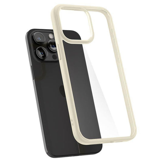 SPIGEN Case cover for iPhone 15 Pro Max Crystal Hybrid - transparent beige