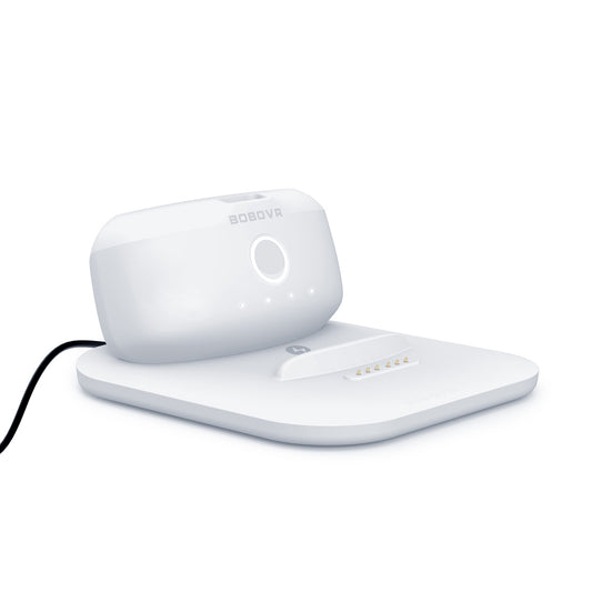 BOBOVR Charging station for BoboVR B2 external batteries + B2 battery - white