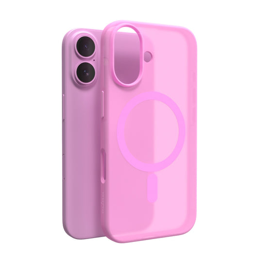 PURO Silicone case for iPhone 16 Daylight MagSafe - pink