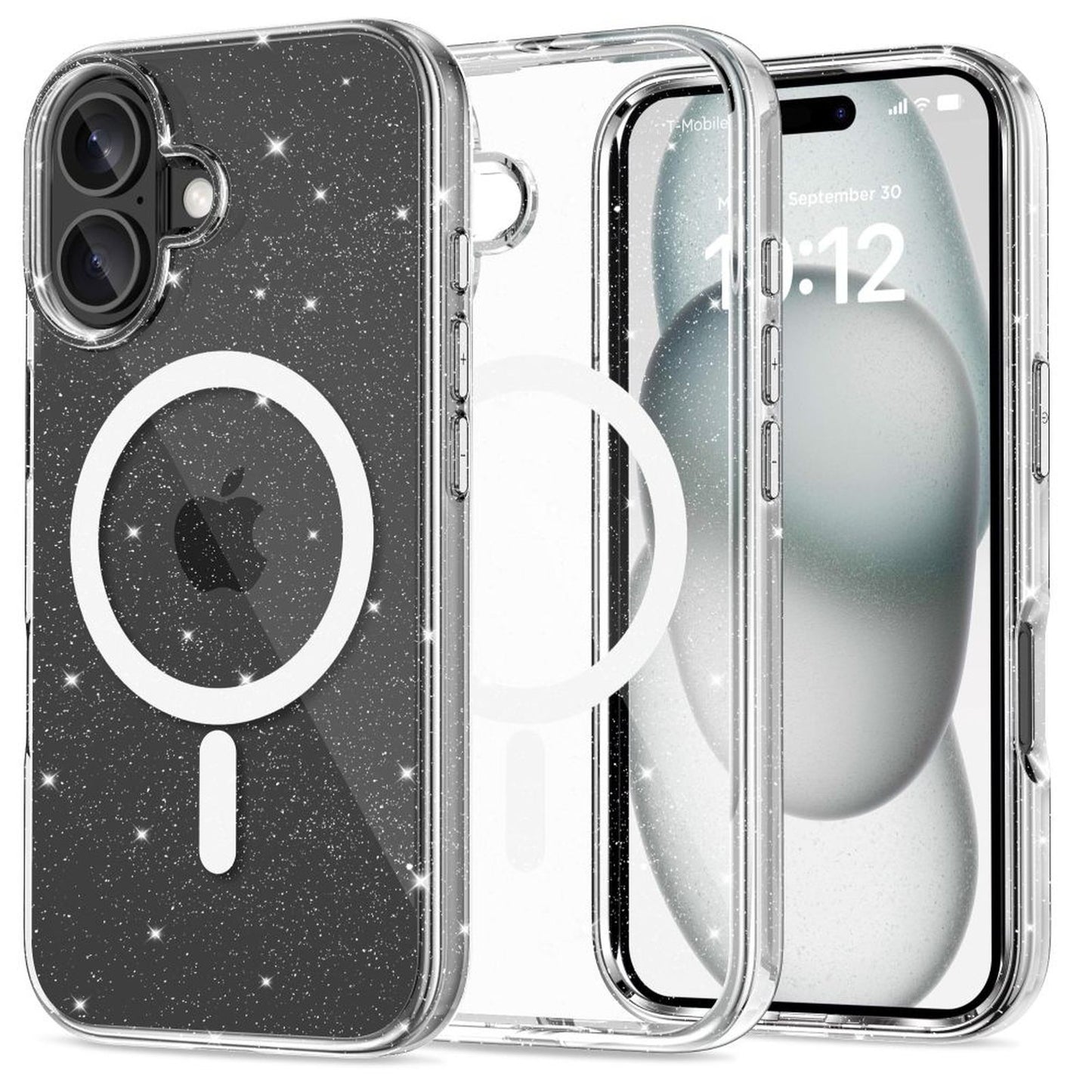 Tech-Protect Case cover for iPhone 16 FlexAir Hybrid MagSafe - transparent
