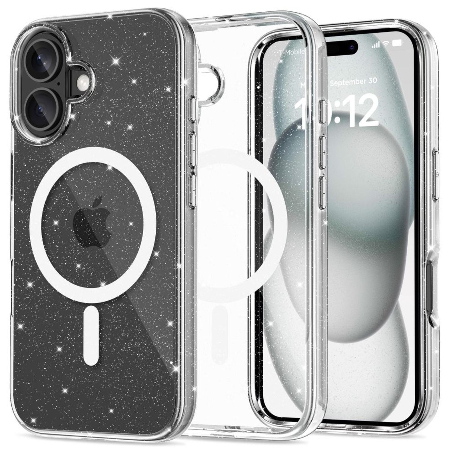 Tech-Protect Case cover for iPhone 16 FlexAir Hybrid MagSafe - transparent