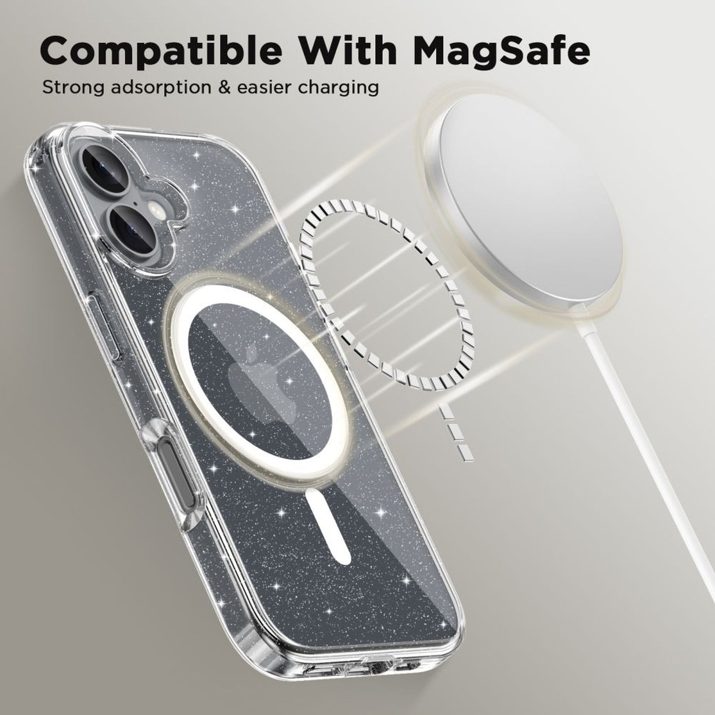 Tech-Protect Case cover for iPhone 16 FlexAir Hybrid MagSafe - transparent – image 2