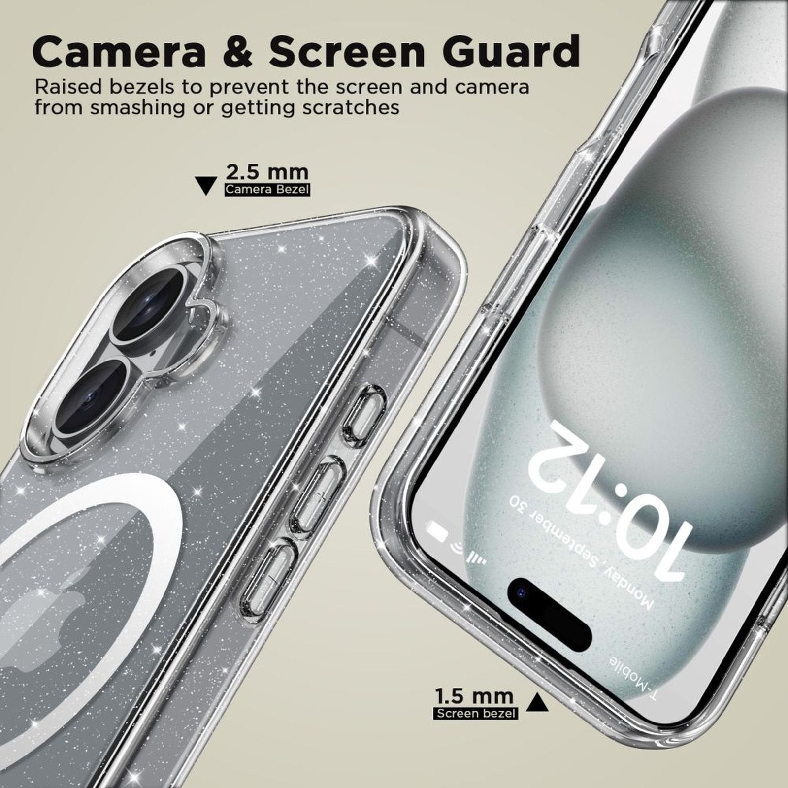 Tech-Protect Case cover for iPhone 16 FlexAir Hybrid MagSafe - transparent – image 3