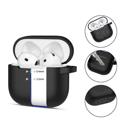 Tech-Protect Case cover for Apple AirPods 4 Silicone Hook - black – image 2