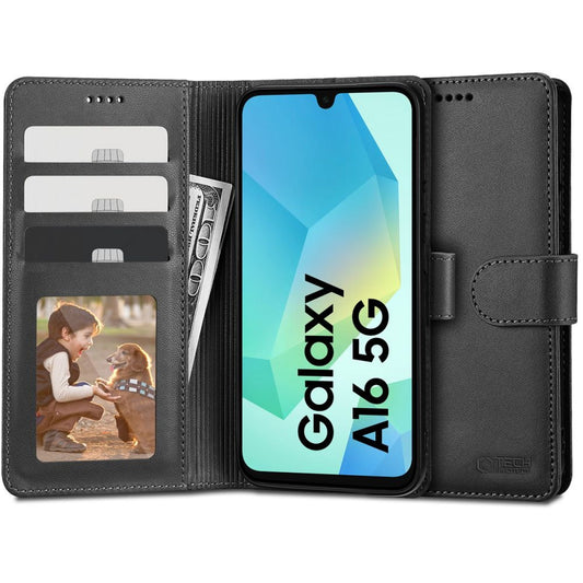 Tech-Protect Case cover for Samsung Galaxy A16 4G / 5G Wallet - black