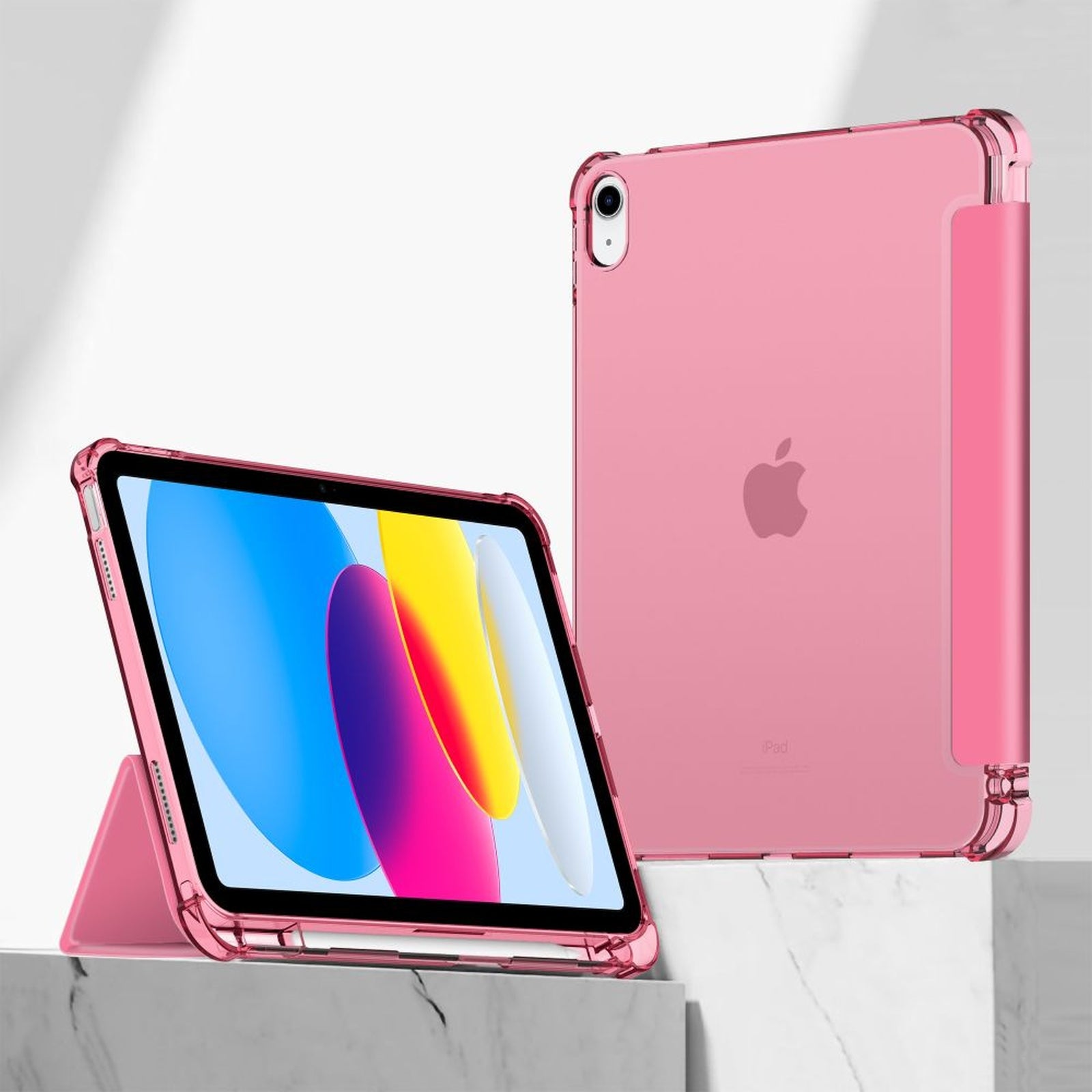 Tech-Protect Case cover for iPad 10 / 2022 SC Pen Hybrid - pink transparent – image 4