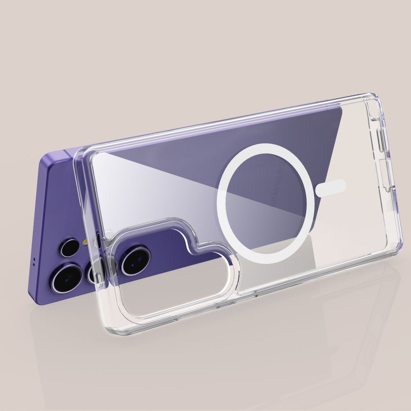 Tech-Protect Case cover for Samsung Galaxy S25 Ultra FlexAir Hybrid MagSafe - transparent – image 3