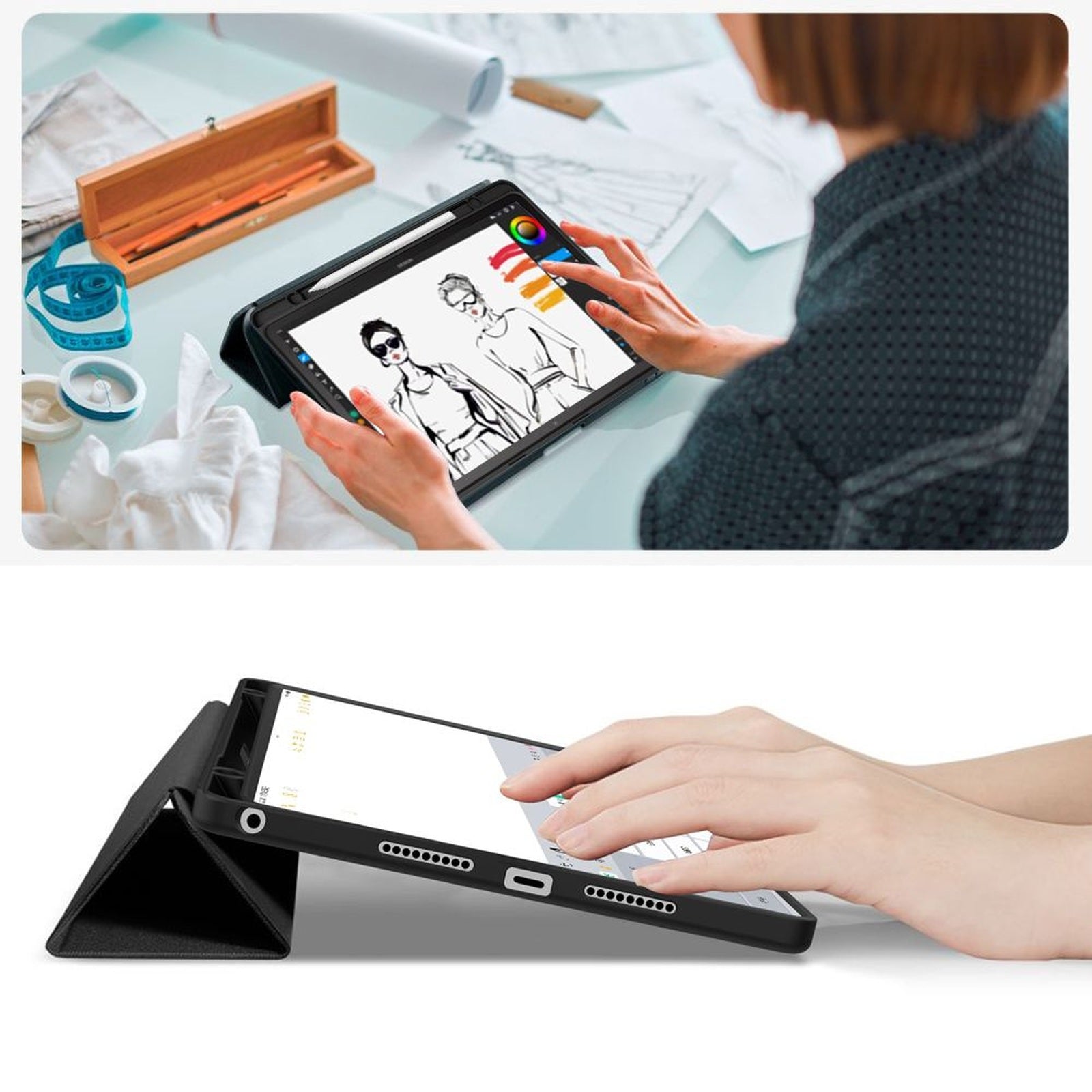 Tech-Protect Case cover for Lenovo Idea Tab 11.0 TB-336 - black – image 8