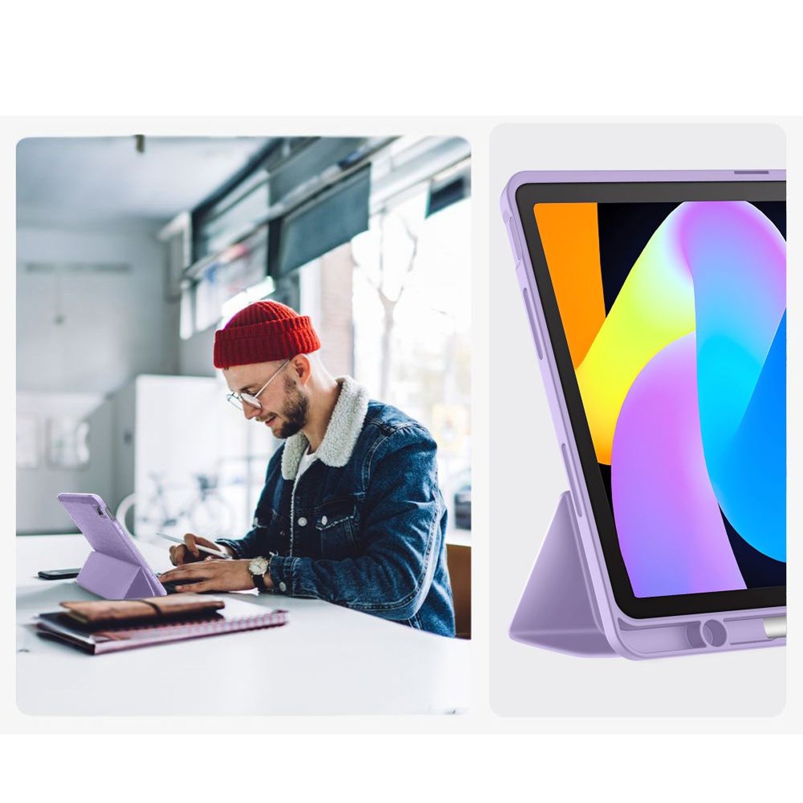 Tech-Protect Case cover for Lenovo Idea Tab 11.0 TB-336 SmartCase Pen - purple – image 11
