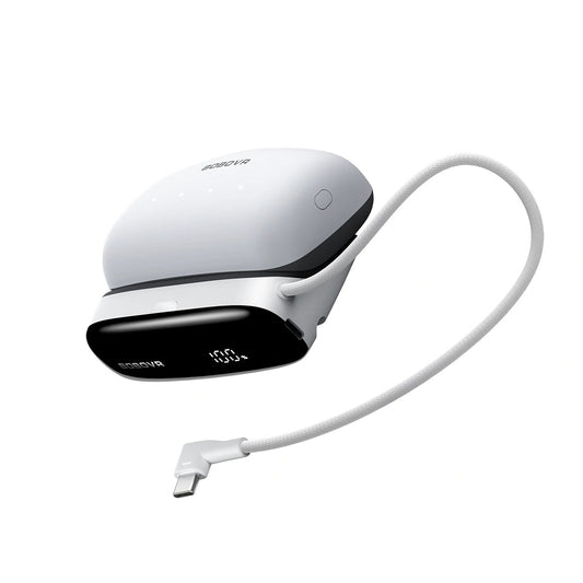 BOBOVR 2in1 docking station and power bank for B100 batteries - white