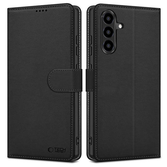 Tech-Protect Flip Cover Case for Samsung Galaxy A36 / A56 / A37 5G Wallet - Black