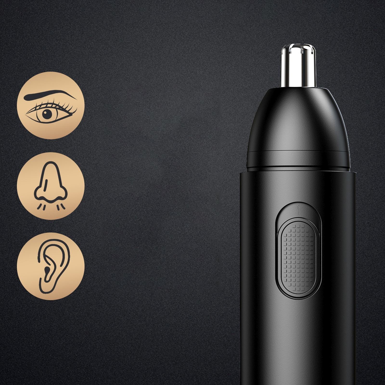 MAXGROOM USB-C nose, ear and eyebrow shaver - black – image 5
