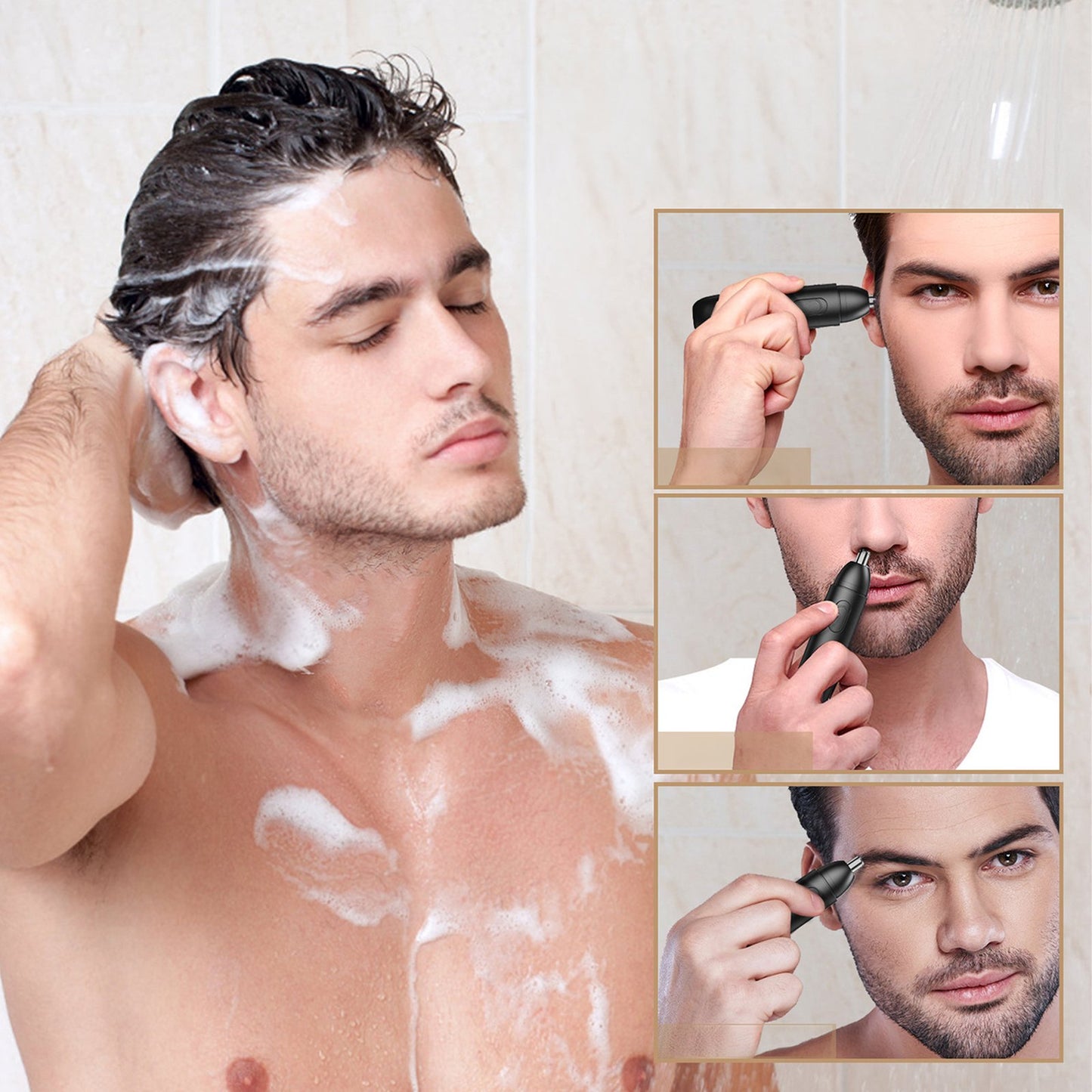 MAXGROOM USB-C nose, ear and eyebrow shaver - black – image 6