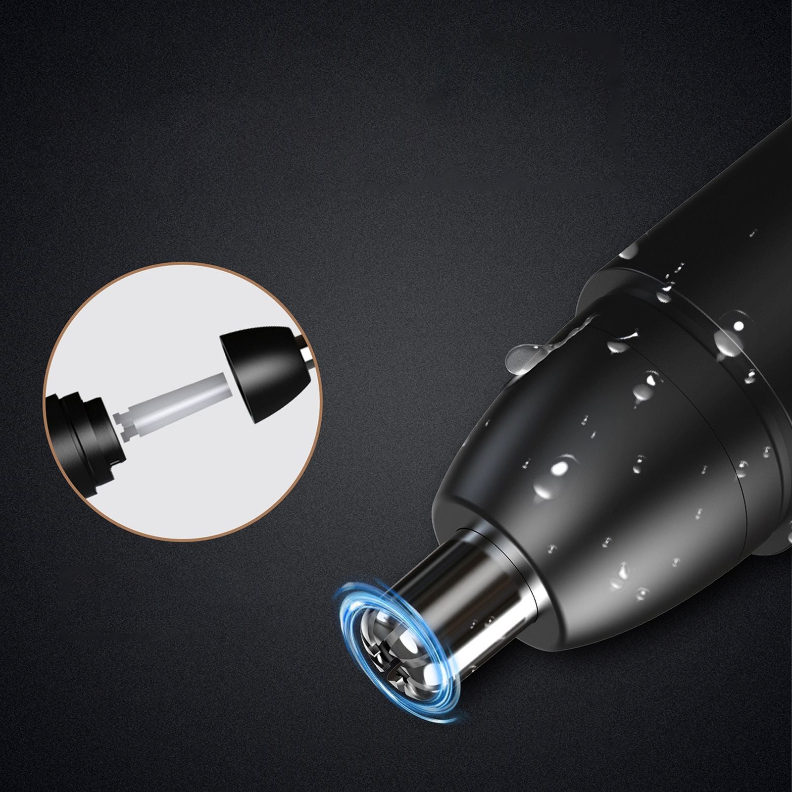 MAXGROOM USB-C nose, ear and eyebrow shaver - black – image 8