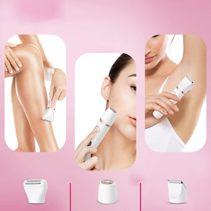 MAXGROOM Women's 3in1 waterproof trimmer for body, face, bikini, white - set – image 4