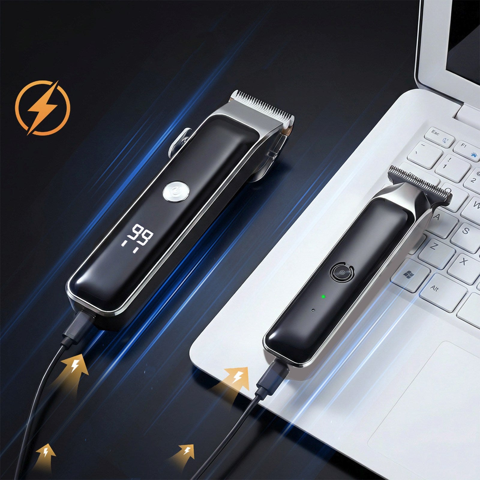 MAXGROOM Clipper with trimmer 7 LED USB-C attachments - set – image 5
